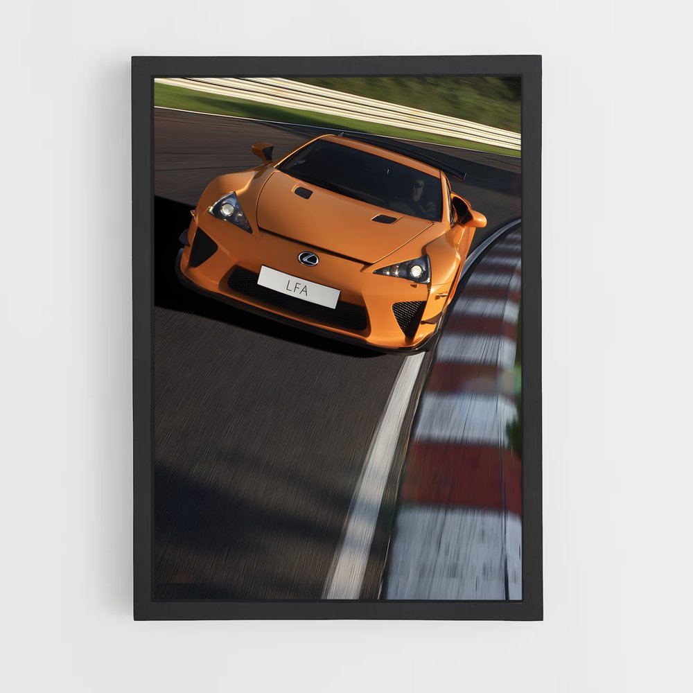Poster Circuit de Vitesse – affiche Lexus (vue 2)